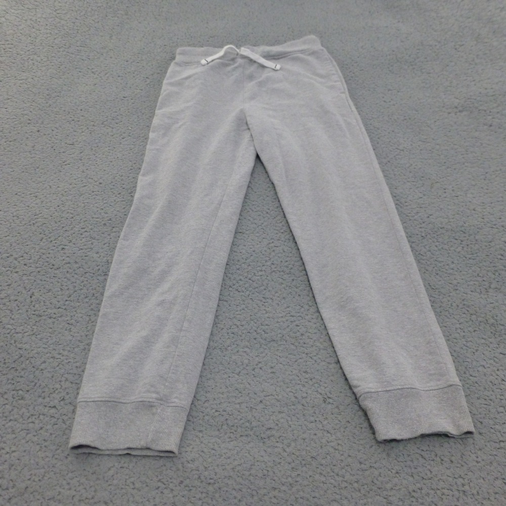 Tommy Bahama Sweatpants Joggers Kids Boys Large 10/12 Light Gray Drawstring